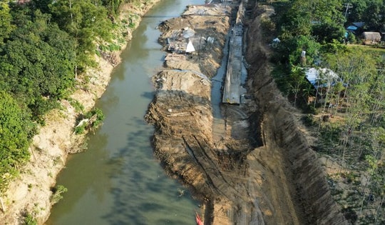 Vụ kè sông ở Bắc Kạn bị thiệt hại do xả lũ: Nhà máy thủy  điện Thác Giềng 1 báo cáo gì?