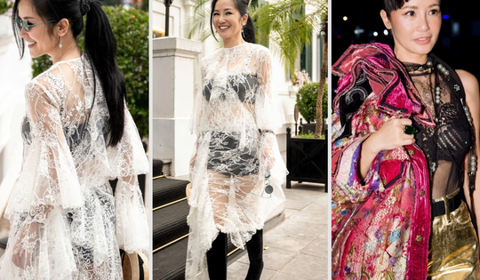 Gu thời trang xuyên thấu ở tuổi trung niên của diva Hồng Nhung