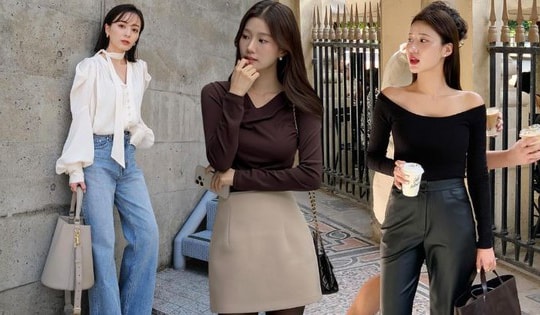 10 cách mặc áo mỏng dài tay sành điệu khi trời se lạnh