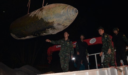 Hà Nội: Lại phát hiện quả bom nặng hơn 1 tấn ở quận Long Biên