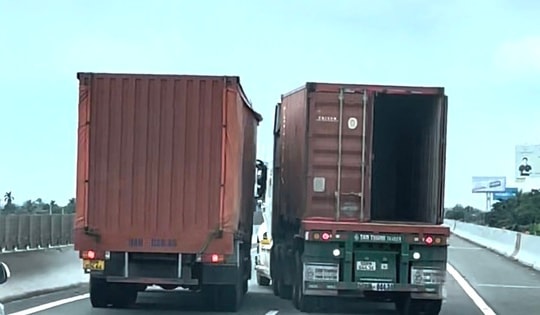 Khởi tố, bắt tạm giam 2 tài xế xe tải và container rượt đuổi nhau trên cao tốc
