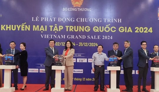 Khởi động chương trình 'Khuyến mại tập trung Quốc gia 2024', nhãn hàng được tự quyết định mức khuyến mại, lên đến 100%