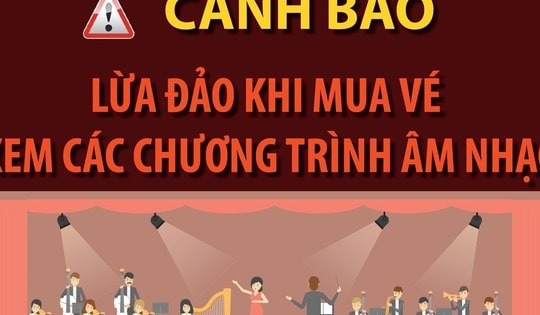 Cảnh báo lừa đảo khi mua vé xem các chương trình âm nhạc qua mạng