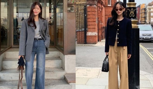 10 cách mặc quần ống rộng chuẩn thanh lịch tới sở làm