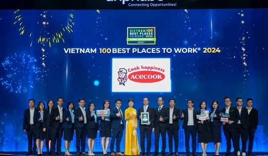Acecook lan tỏa hạnh phúc cho nhân viên với vị trí Top 5 ngành hàng FMCG – Và Top 7 nơi làm việc tốt nhất Việt Nam năm 2024
