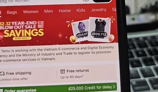 Temu tạm dừng cung cấp dịch vụ tại Việt Nam để chờ cấp phép