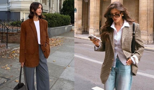 Tham khảo 4 công thức mặc áo blazer của phụ nữ Pháp để sành điệu từ dạo phố tới dự tiệc cuối năm