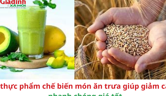 6 thực phẩm chế biến món ăn trưa giúp giảm cân nhanh chóng giá tốt