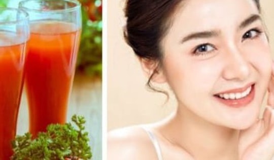 Làm đẹp da trong mùa đông với các loại nước ép