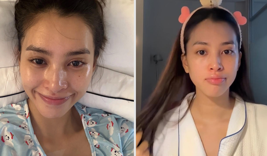 Mặt mộc gây ngỡ ngàng của Hoa hậu Tiểu Vy