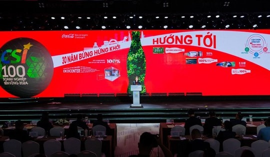 Chuỗi giải thưởng xuất sắc của Công ty Coca-Cola Việt Nam tại các bảng xếp hạng