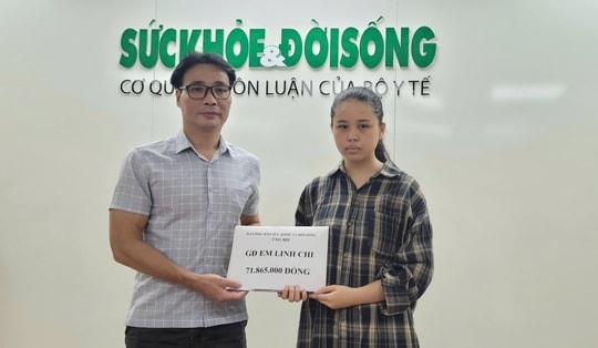 Gần 72 triệu đồng đến với gia đình nữ sinh có mẹ qua đời, bố chấn thương nặng sau tai nạn giao thông