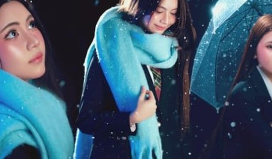 Con gái út của MC Quyền Linh khoe nhan sắc trong trẻo trong bộ ảnh chào đông