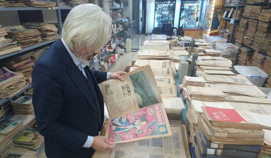 Thâm nhập 'thư viện' của 'lão tóc bạc', chủ sở hữu hơn 400 nghìn tờ báo cũ ở Nam Định