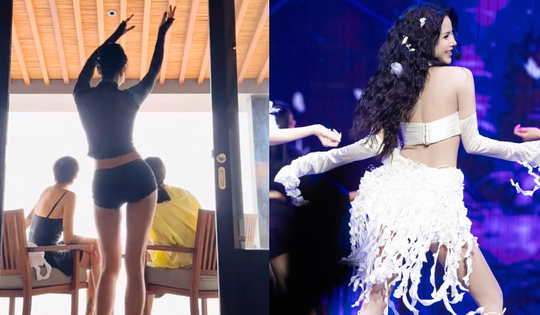 Mẹ 2 con lên sân khấu là thần, body ngoài đời cũng cỡ "top đầu server" của Vbiz