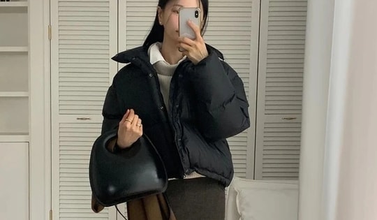 Cách phối đồ với áo phao ngắn