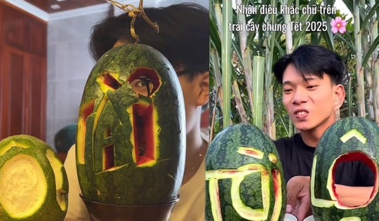 Trổ tài điêu khắc trái cây chuẩn bị đón Tết sớm, giới trẻ Việt khiến cộng đồng mạng cười ngất: 'Tưởng đang mừng lễ Halloween'