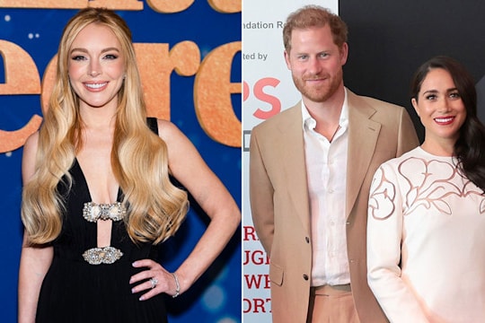 Harry và Meghan bất ngờ xuất hiện trong phim mới của Lindsay Lohan, nhưng phải thật tinh mắt mới nhận ra!