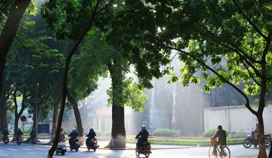 Thời tiết Hà Nội hôm nay đẹp như một bức tranh