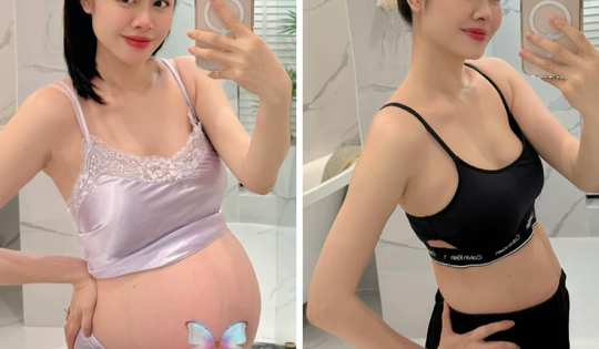 Giảm cân 'thần tốc' chỉ 10 ngày sau sinh, bà xã Đăng Khôi khiến fan hết lòng xin bí quyết