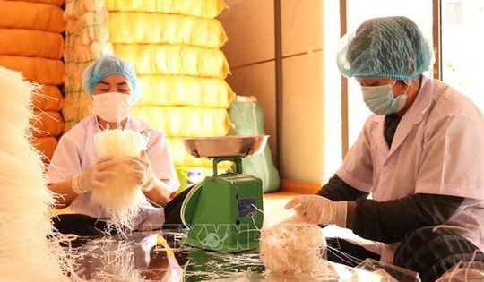 Làng miến Chi Lăng tất bật 'chạy' đơn hàng Tết