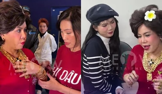 Việt Hương nói đàn chị: "Là vàng thật, chị nghĩ sao mà em đeo vàng giả"