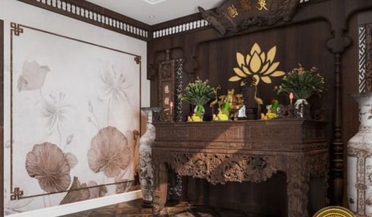 Đây mới là diện tích phòng thờ hợp lý thu hút tài vận cho gia chủ