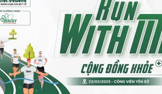 'Run With Me - Cộng Đồng Khỏe' – Chạy để khoẻ và lan toả yêu thương