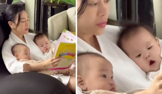 Shark Bình hé lộ clip 'quay lén' Phương Oanh và cặp song sinh