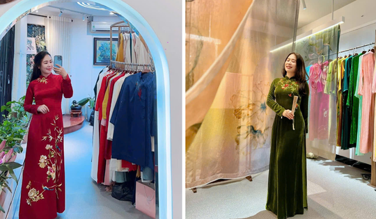 Dịch vụ cho thuê áo dài, trang phục truyền thống đắt khách ngày cuối năm