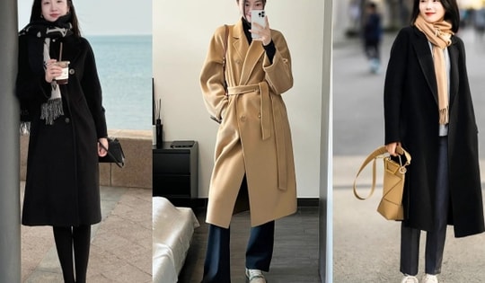 Phụ nữ trung niên nên mặc gì vào mùa đông? Quần đen là món đồ không thể thiếu!