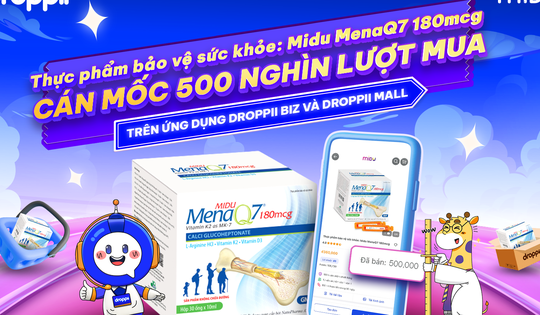 Sản phẩm của PDP Midu đạt mốc 500.000 sản phẩm bán ra trên Droppii