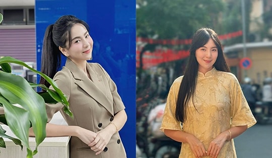 Nhan sắc 'Hoa khôi VTV' vừa lên xe hoa với chồng thiếu gia quê Bắc Giang