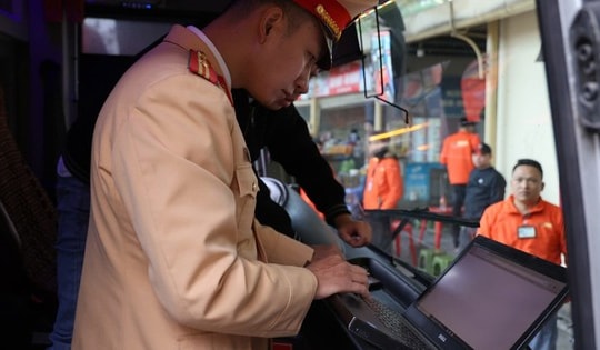 Cục CSGT quản lý dữ liệu giám sát hành trình và ghi nhận hình ảnh lái xe