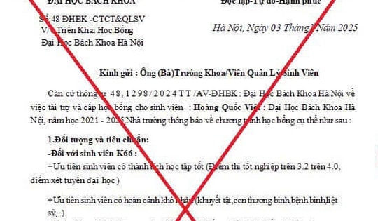 Giả mạo con dấu và chữ ký của lãnh đạo Bộ GD&ĐT để lừa đảo