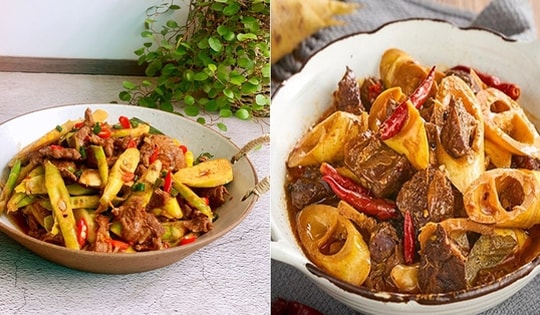 2 món ngon chế biến từ thịt bò và măng tươi siêu ngon