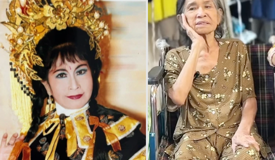 'Cô đào' Thanh Thế U80 bị lẫn nặng, phải ngồi xe lăn vì không thể đi lại