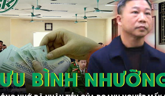 Ông Lưu Bình Nhưỡng thừa nhận giúp doanh nghiệp, không nhớ đã nhận tiền bao nhiêu lần
