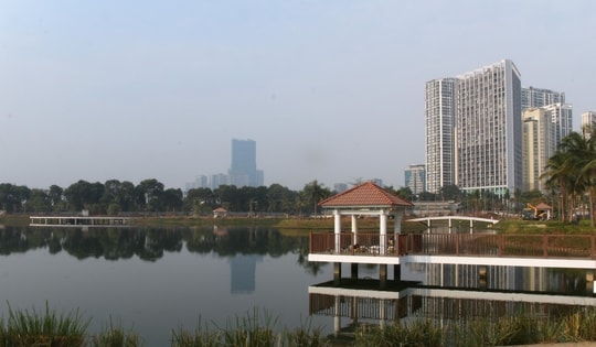 Hà Nội: 'Hình hài' công viên hồ Phùng Khoang trước ngày đi vào hoạt động