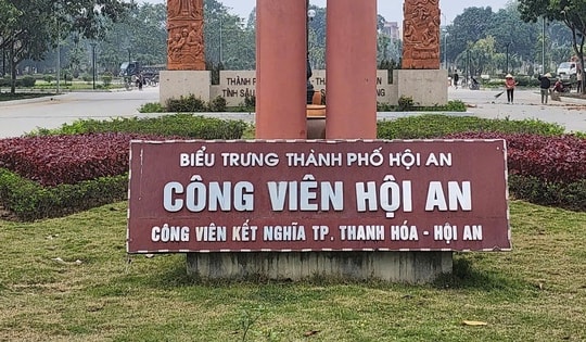 Thanh Hóa: Công viên Hội An chuẩn bị khoác lên mình chiếc áo mới