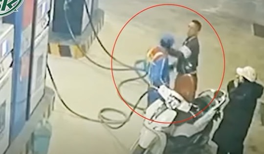 Thanh niên đi Mazda giở 'thói côn đồ' tát nhân viên cây xăng đến choáng váng gây phẫn nộ