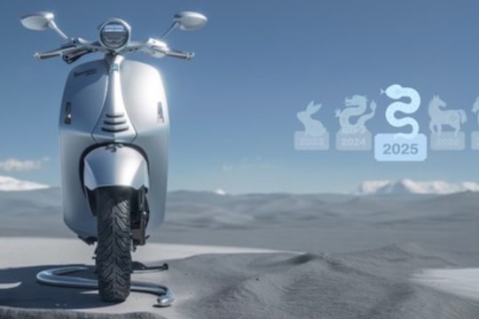 Vespa 946 phiên bản năm Rắn sắp về Việt Nam