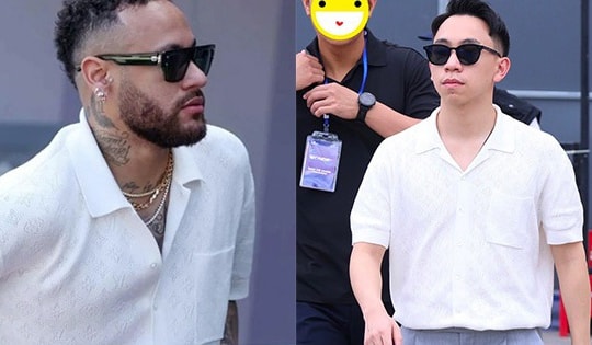 Con trai tỷ phú Phạm Nhật Vượng 'đụng' áo giá hơn 42 triệu giống hệt cầu thủ Neymar