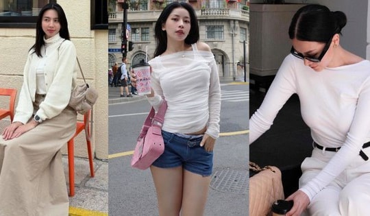 Mặc áo trắng đẹp và trẻ trung như các mỹ nhân Việt