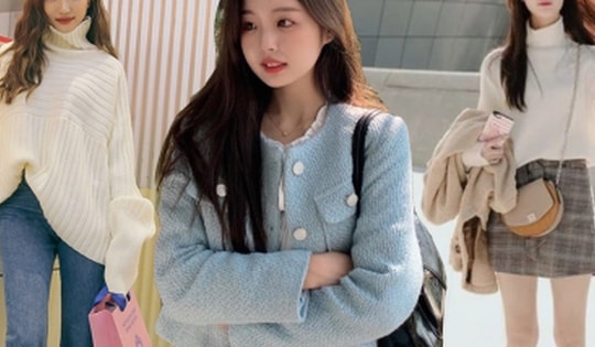 Phong cách Hàn Quốc cho nàng nhỏ nhắn vào mùa lạnh
