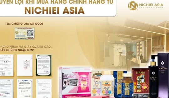 Quyền lợi khi mua hàng chính hãng từ Nichiei Asia