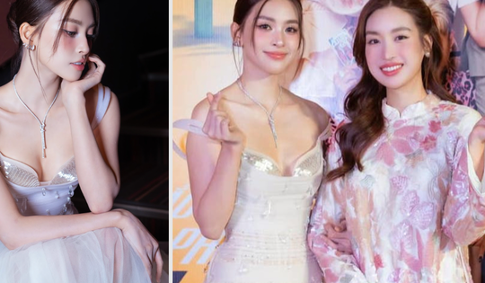 Tiểu Vy đeo trang sức gần 3 tỷ đồng đọ sắc với Đỗ Mỹ Linh