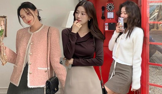 10 cách mặc chân váy ngắn trẻ trung cho Tết