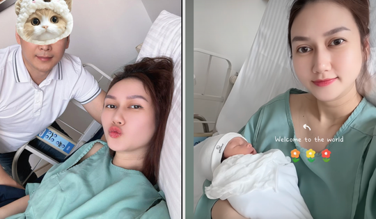 Nữ diễn viên VFC sinh con, 'nửa kia' vẫn được giấu kín