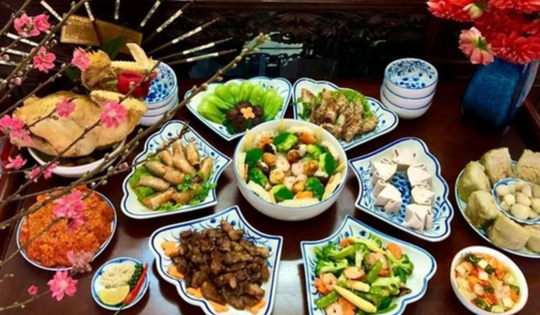 Những thứ nhất định phải có trong mâm cỗ cúng mùng 1 Tết